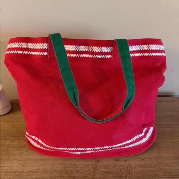 Chic Red Reindeer Tote Bag - Picture 3 of 4